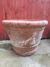 Beautiful Large Italian Hand Made Vintage Terracotta Garden Planter Urn