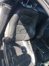 AUDI TT 8n mk1 PAIR BLACK LEATHER FRONT SEATS CONVERSION T4 T5 TRAFFIC HEATED