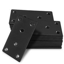 35 Pack Black Mending Plates