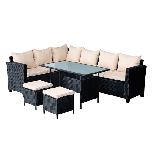 Seater rattan furniture set - 8,