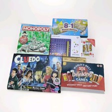 Cluedo Monopoly Giant Playing Cards  Drinking Games Board Games Bundle  