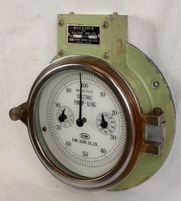 VINTAGE Eiwa Seiko ELECTRIC SHIPS LOG RECEIVER, MARITIME, NAUTICAL, Japan