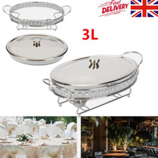 3L Silver Chafing Dish Buffet
