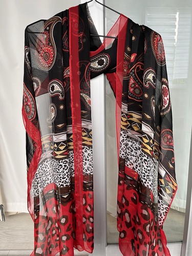 Red and black - , sheer