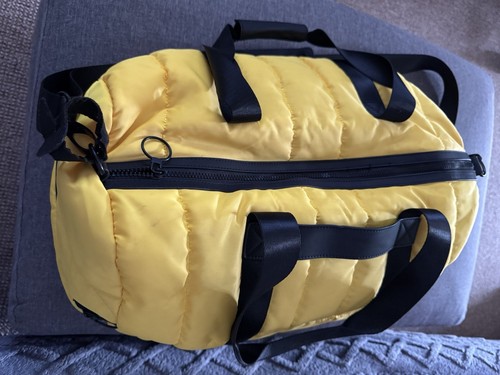 Yellow zara duffle - zara,
