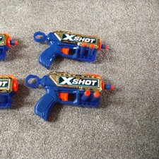Guns Bundle Zuru x Shot, Pack of 4,used 3 Bullets Per Gun