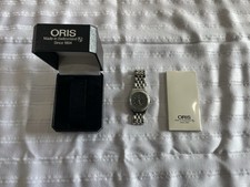 Oris Automatic Stainless Steel Sapphire Crystal 7465 Retro Working VGC