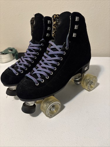 Moxi black suede panther - moxi,