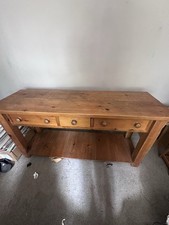 Console Table Oak In Good Condition User In My Own Shop.