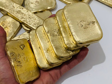 200 Grams Scrap Gold Bar For Gold Recovery Melted Different Computer Coins Pins