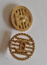 Chanel Button Set of 2 , Size