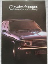 Chrysler avenger brochure - chrysler,