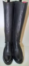 Roberto  Vianni Tisbury Black Leather & Fur Lined Boots UK 4 EU 37