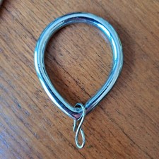 Curtain pole hoops teardrop