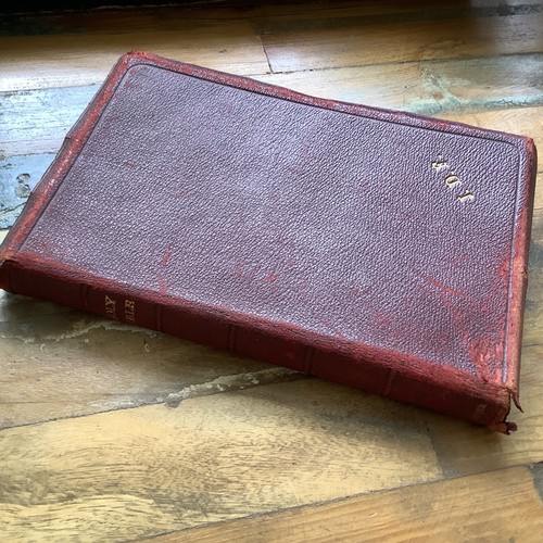 Red leather bible 1937 - , london