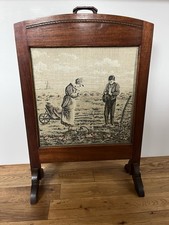 Vintage Wooden Fire Screen