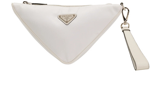Prada triangle clutch - prada,