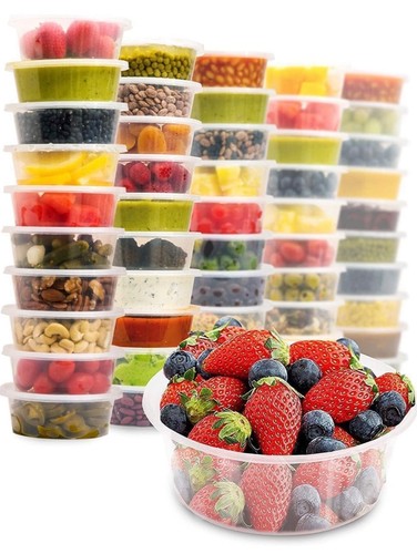 50pk 8oz reusable plastic - 50pk, food