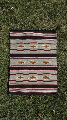 Vintage southwestern wool rug - wool,