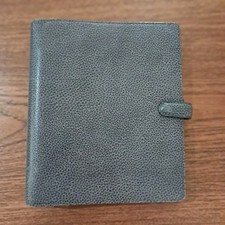Filofax Finsbury A5 grey pebbled Leather 