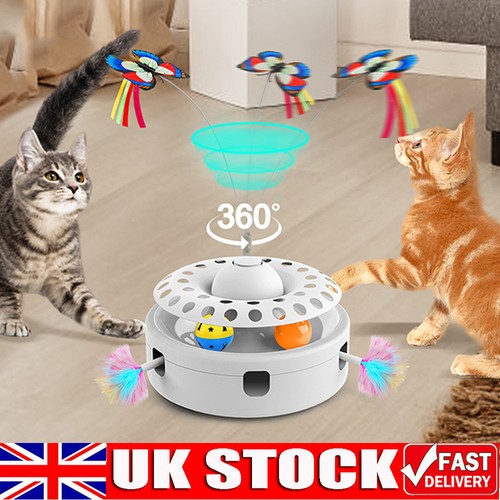 Interactive cat toys - 3-in-1,