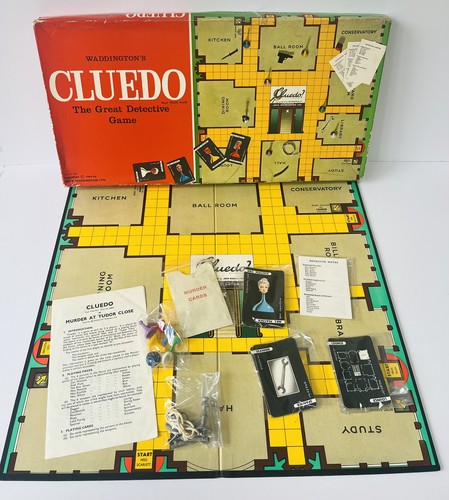 Cluedo vintage board game 1965 - vintage,