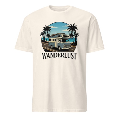 Retro camper van - van, t-shirt
