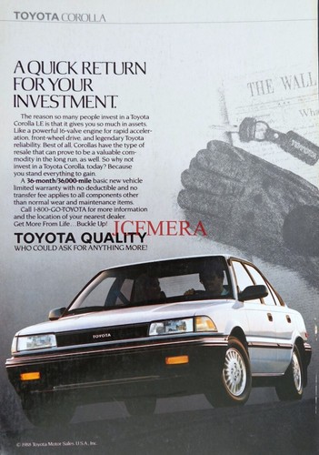 Toyota corolla saloon - 'corolla', motor