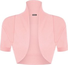 New Ladies Shrug Short Sleeve