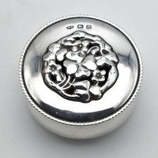 Antique Solid Silver Box 1911