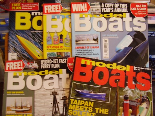 Job lot model boat - x, 5