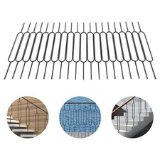 Wrought Iron Balusters Black