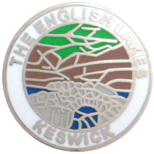 Keswick town small pin - keswick,