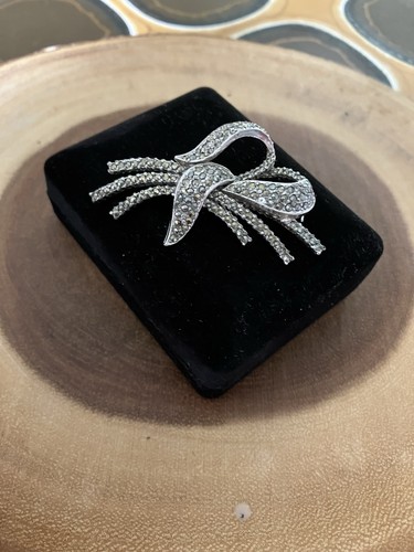 Vintage sphinx marcasite bow - vintage,