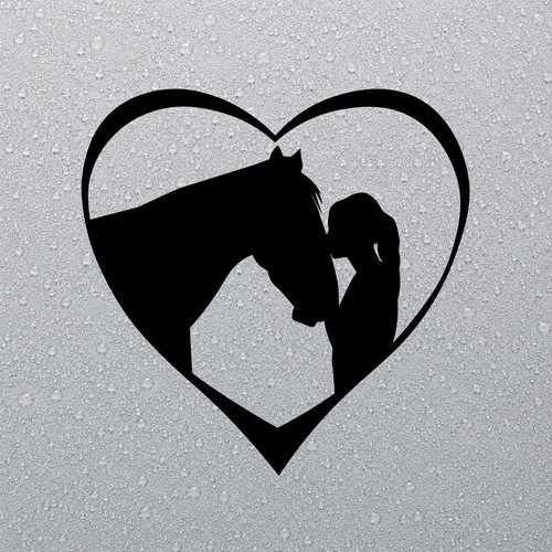 Girl horse love - horse,