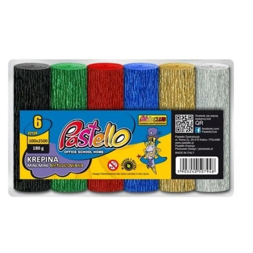 Mini crepe paper 250 cm - crepe, 10