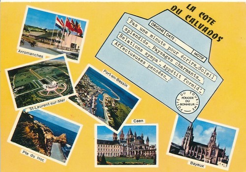 Old postcard cote du - cote,