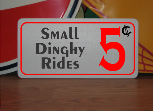 Small dinghy rides cents - 5,