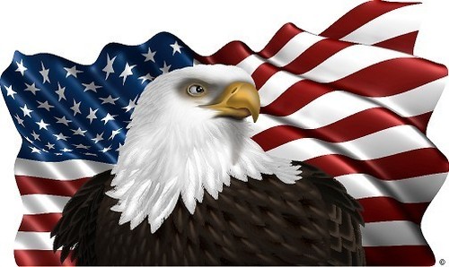 36x60 american flag eagle 2 - 36x60,