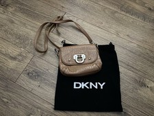 DKNY Leather Tan Crossbody/