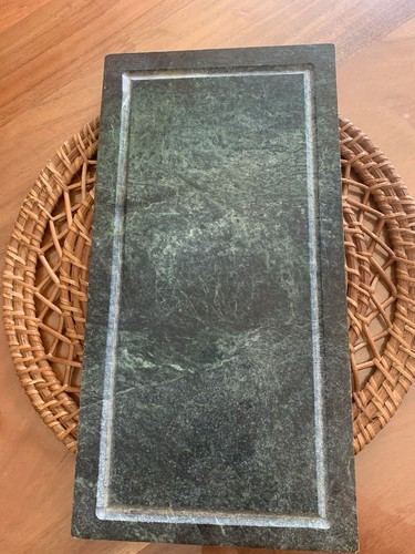 Green marble hot stone grill - marble,