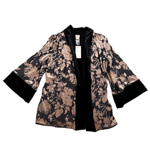 Chicos travelers floral velvet - chicos,