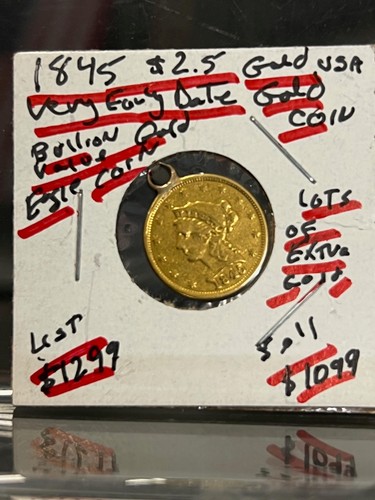 Old classic 5 gold usa - $2.5,