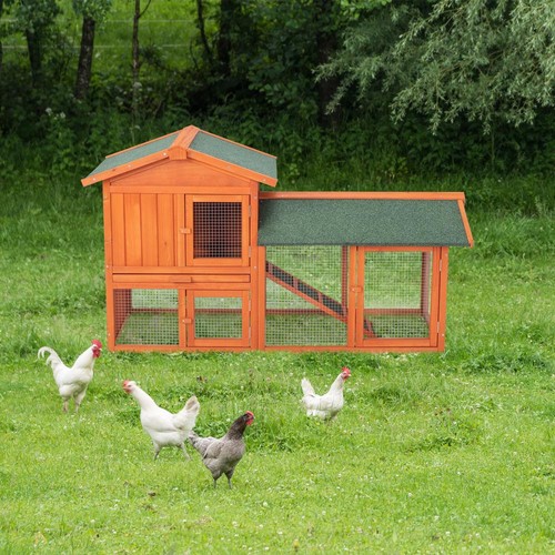 Wooden chicken coop hen - 61", l