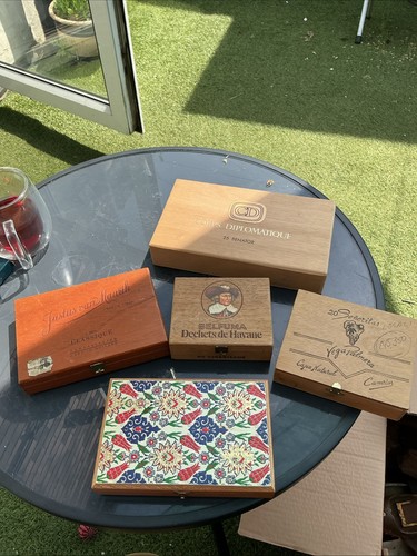 Joblot vintage cigar - vintage, boxes