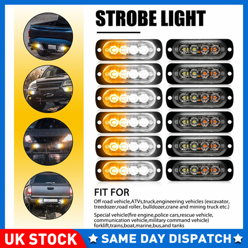 12x led dual color flash - color,
