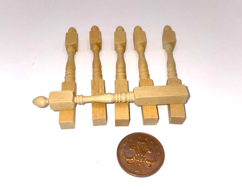 Dolls house tapered newel - tapered, post