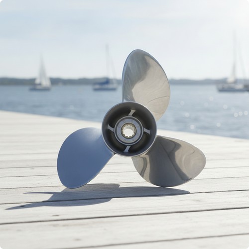 Propeller with splined - propeller, hub