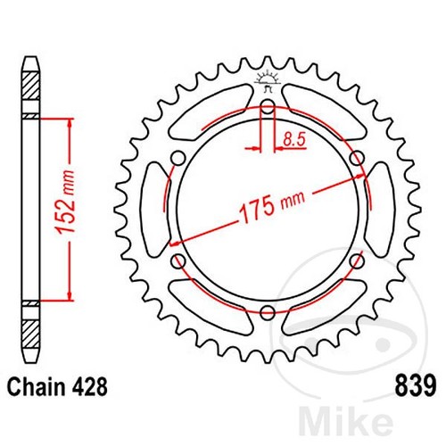 Sprockets transmission - jt,
