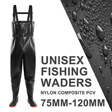 Waterproof Fishing Waders Dry Suit Hunting Chest Waders with Boots and Belt UK